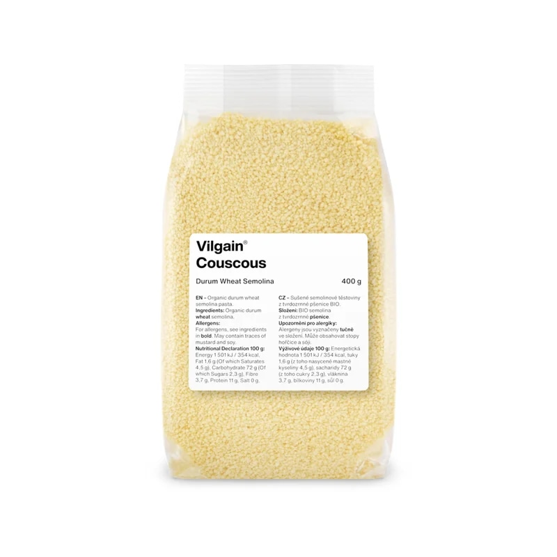 Vilgain Kuskus semolinový BIO