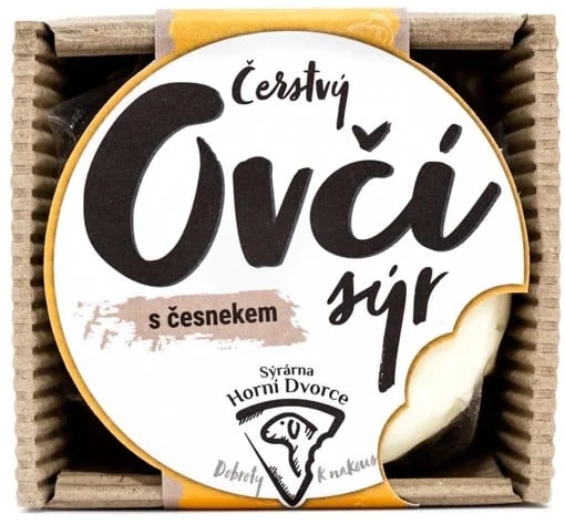 Statek Horní Dvorce Čerstvý ovčí sýr s česnekem