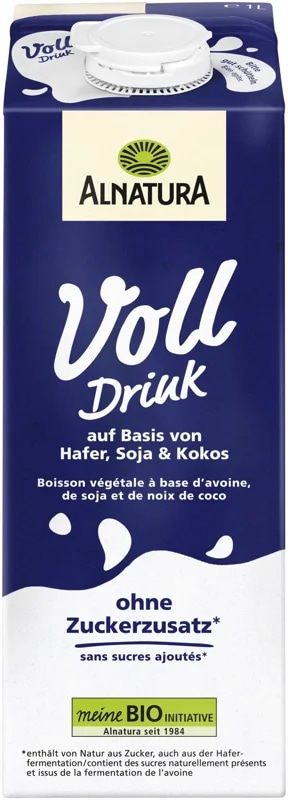 Alnatura BIO Nápoj na bázi fermentovaného ovsa, sóji a kokosu