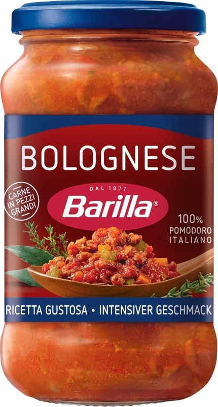 Barilla Bolognese rajčatová omáčka s hovězím a vepřovým masem
