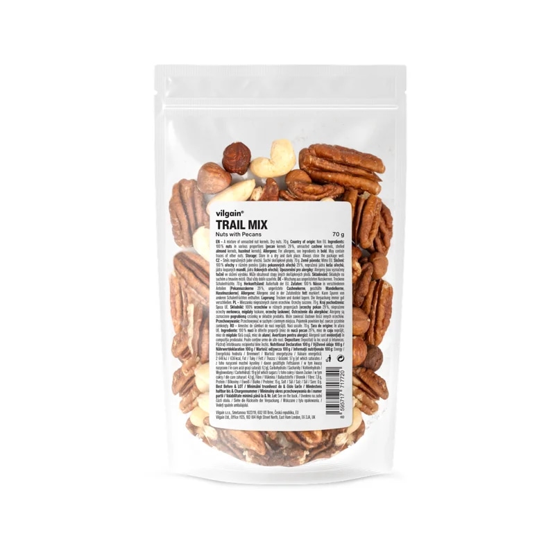 Vilgain Trail Mix – pekanový ořech