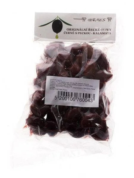 Hermes Olivy černé Kalamata s peckou 2x150g