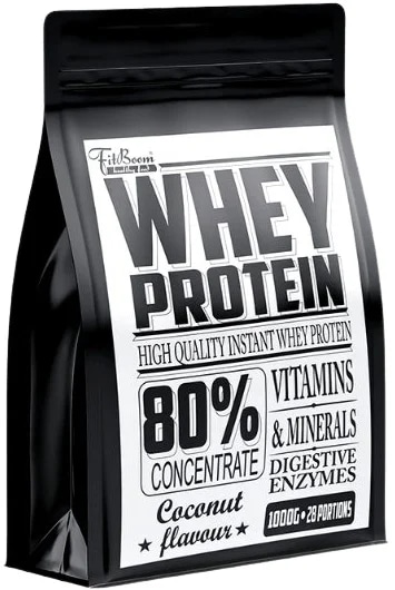 FitBoom Whey Protein 80 % - čokoláda/kokos