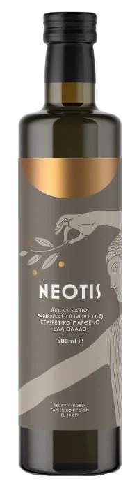 Neotis Extra panenský olivový olej, odrůda Manaki