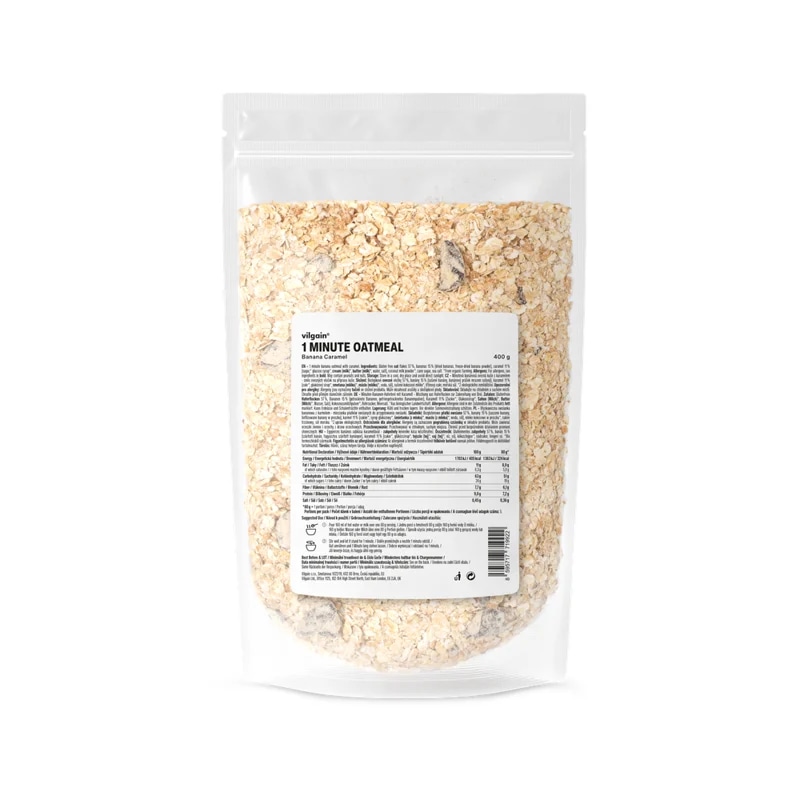 Vilgain Minutová ovesná kaše – Banán s karamelem