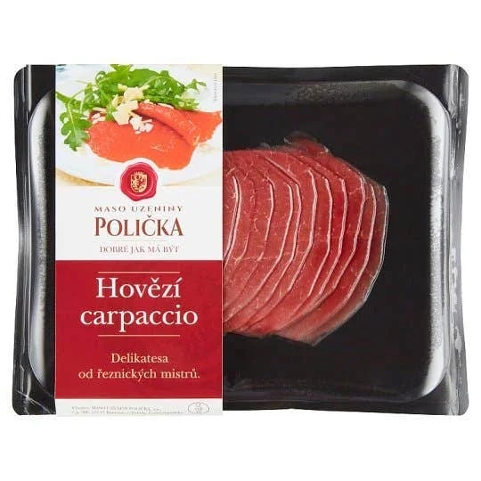 Maso Uzeniny Polička Hovězí Carpacio