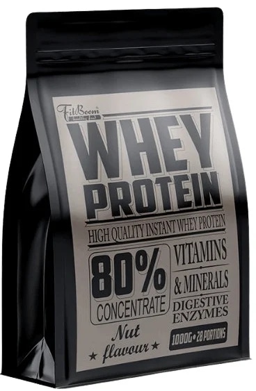 FitBoom Whey Protein 80 % - lískový oříšek