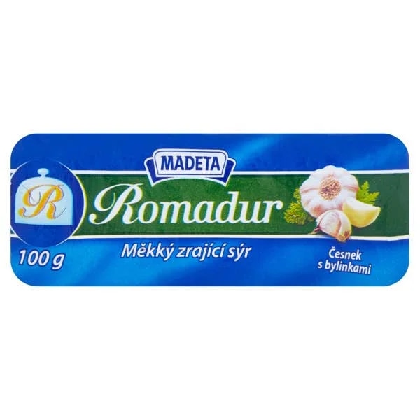 Madeta Romadur sýr s česnekem a bylinkami 10x100g