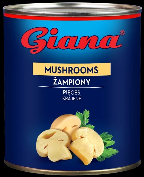 Giana Žampiony krájené
