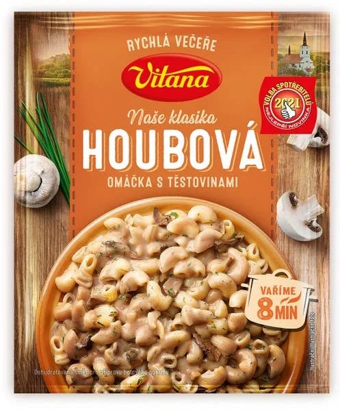 Vitana Houbová omáčka s těstovinami