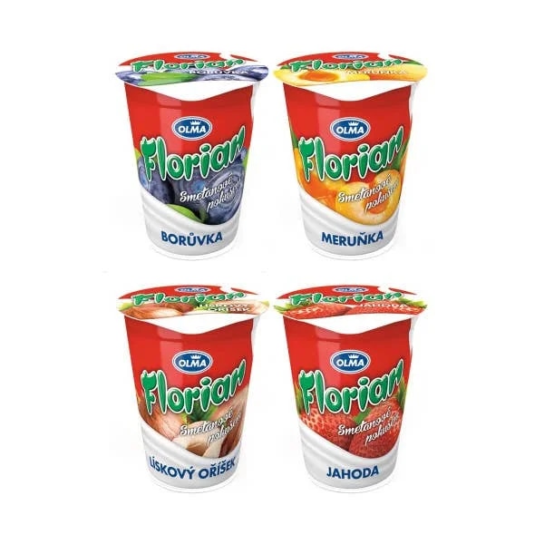 Olma Florian jogurt mix 4 příchutě 20x150g