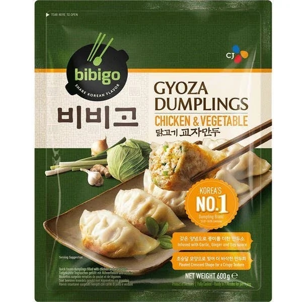 Bibigo Gyoza Knedlíčky plněné kuřecím masem a zeleninou mražené