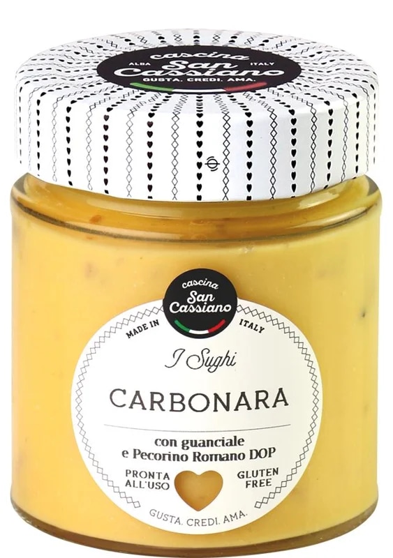 Cascina San Cassiano Carbonara omáčka s vejci a pancettou