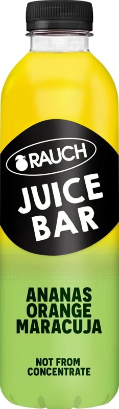 Rauch Juice Bar vegan Ananas, maracuja a pomeranč