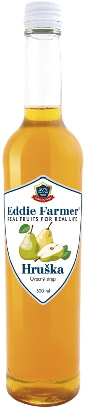 Eddie Farmer ovocný sirup hruška 50% ovoce sklo