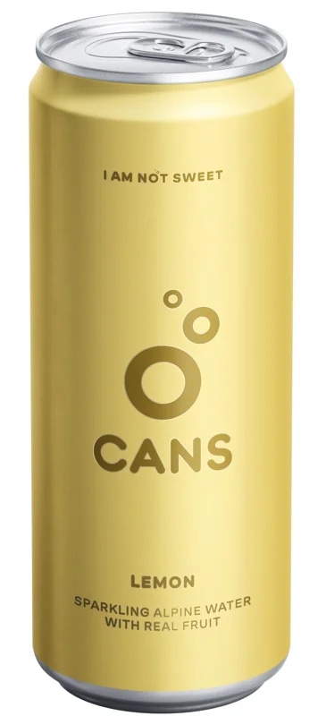 Cans Jemně perlivá voda s příchutí citronu a limetky