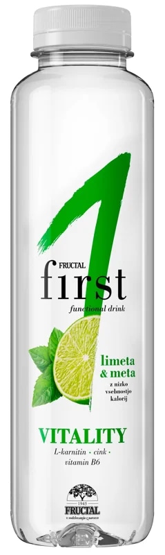 Fructal  Vitality Voda limetka a máta