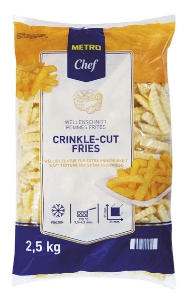 Metro Chef  Hranolky vlnky