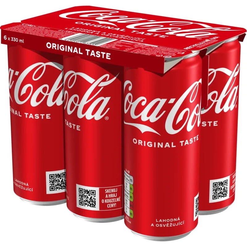 Coca-Cola (6x0,33 l) plech