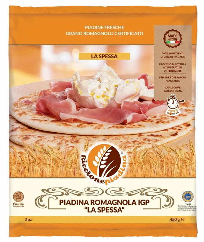 Riccione Piadina Piadina Romagnola CHZO La Spessa placky