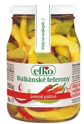 Efko Feferony balkánské jemně pálivé