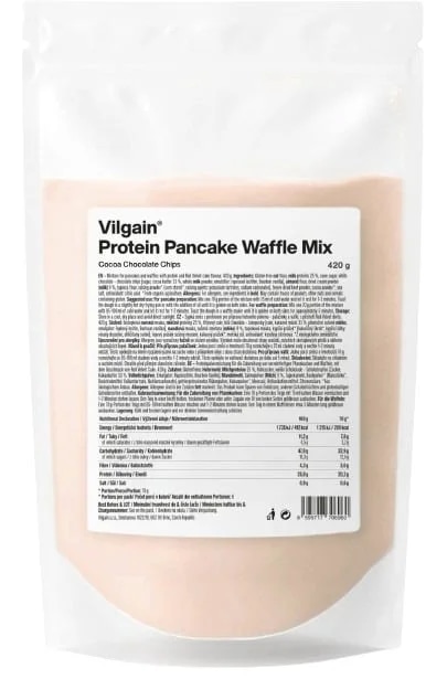 Vilgain Protein Pancake & Waffle Mix s kakaem a s kousky čokolády