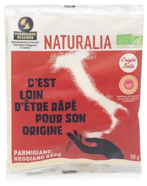 Naturalia BIO Strouhaný Parmigiano Reggiano