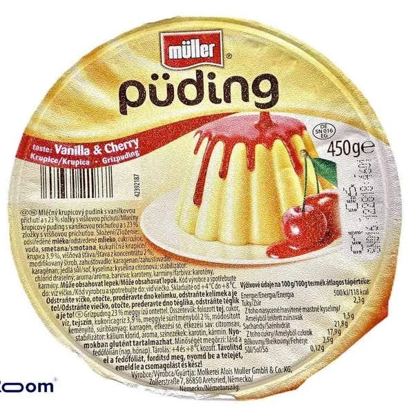 Müller Püding Vanilla & Cherry