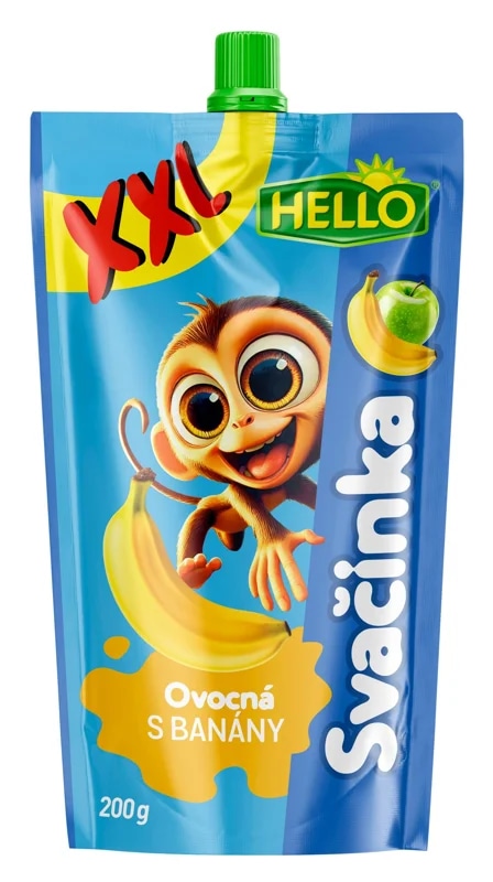 Hello Ovocná svačinka XXL s banánem kapsička
