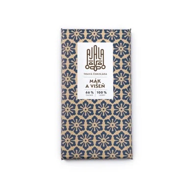 AJALA Tmavá čokoláda – mák/višeň