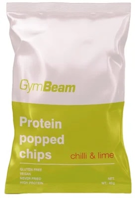 GymBeam Proteinové chipsy chilli a limetka
