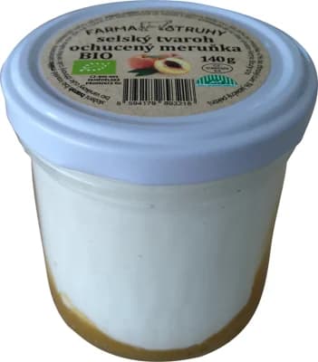 Farma Struhy BIO Selský tvaroh ochucený meruňka