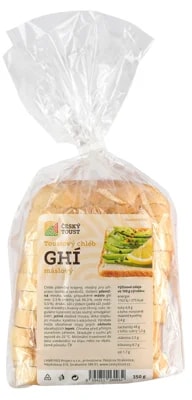 Český toust Toustový chléb máslový ghí