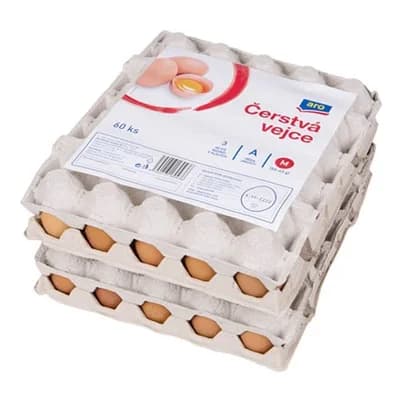 aro Vejce čerstvá vel. M chlaz. 60 ks
