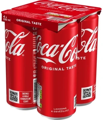 Coca-Cola (4x0,33 l) plech