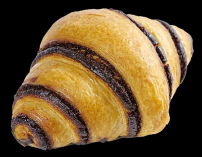 Croissant s čokoládovou náplní