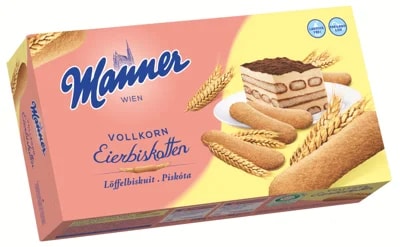Manner Vollkorn Eierbiskotten celozrnné piškoty