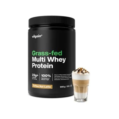 Vilgain Grass-Fed Multi Whey Protein – Toffee Nut Latte