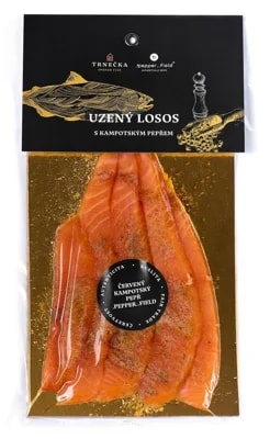 Trnečka Smoked Fish Losos uzený s červeným pepřem Pepperfield