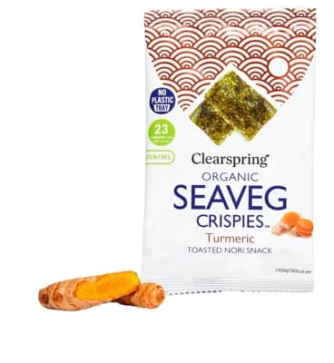 Clearspring BIO Křupavé nori řasy s kurkumou