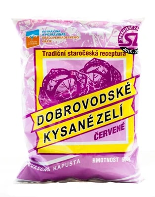 Zelí kysané červené