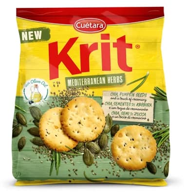 Cuétara Krit chia, dýně, rozmarýn