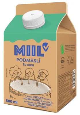 Miil Podmáslí kysané 1 %