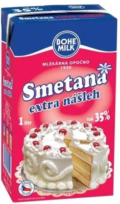Bohemilk Smetana trvanlivá extra nášleh 35%
