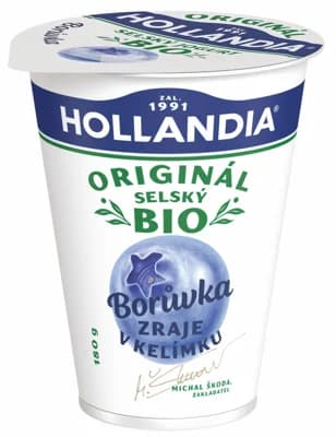 Hollandia BIO Selský jogurt borůvka 2,8%