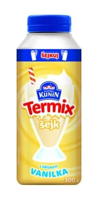 Mlékárna Kunín Termix Šejk s příchutí vanilka