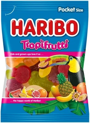 Haribo Tropi Frutti želé s ovocnými příchutěmi