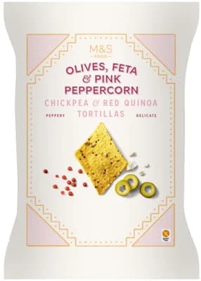 Marks & Spencer Tortillové chipsy z kukuřičné a cizrnové mouky