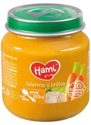 Hami Zelenina s krůtou - První lžička 4m+