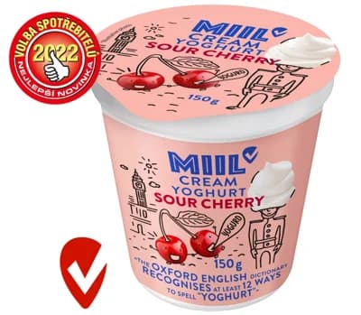Miil Smetanový jogurt višňový